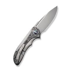 We Knife Equivik Titanium Grey Aluminum Foil CF Çakı