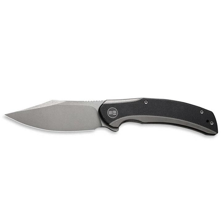 We Knife Snick Titanium Grey G10 Black Çakı