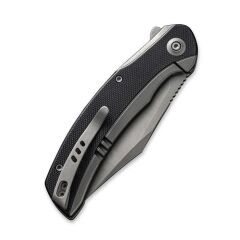We Knife Snick Titanium Grey G10 Black Çakı