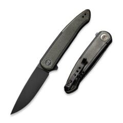 We Knife Smooth Sentinel Titanium Green Micarta Çakı