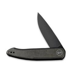 We Knife Smooth Sentinel Titanium Green Micarta Çakı