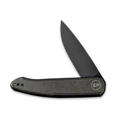 We Knife Smooth Sentinel Titanium Green Micarta Çakı