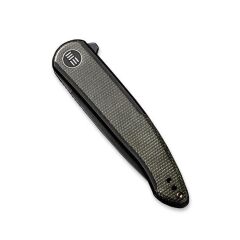 We Knife Smooth Sentinel Titanium Green Micarta Çakı