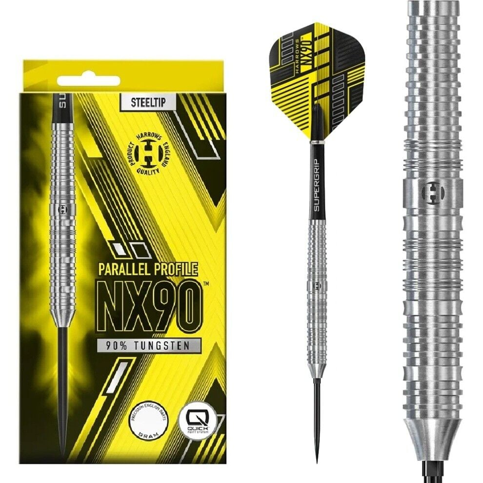 Harrows NX90 Parallel Quick Point %90 Tungsten Dart Oku