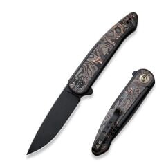 We Knife Smooth Sentinel CF Titanium Copper Foil Çakı