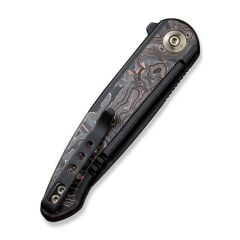We Knife Smooth Sentinel CF Titanium Copper Foil Çakı
