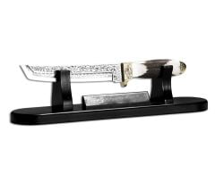 Bora 501 Tanto Boynuz Sap Gravürlü Bıçak