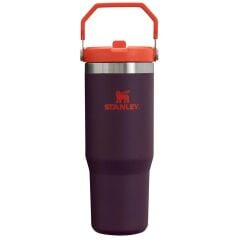 Stanley The IceFlow Flip Straw Pipetli Termos Bardak 0.89 Lt Plum