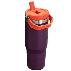Stanley The IceFlow Flip Straw Pipetli Termos Bardak 0.89 Lt Plum