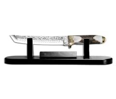 Bora 501 Tanto Boynuz Sap Gravürlü Bıçak