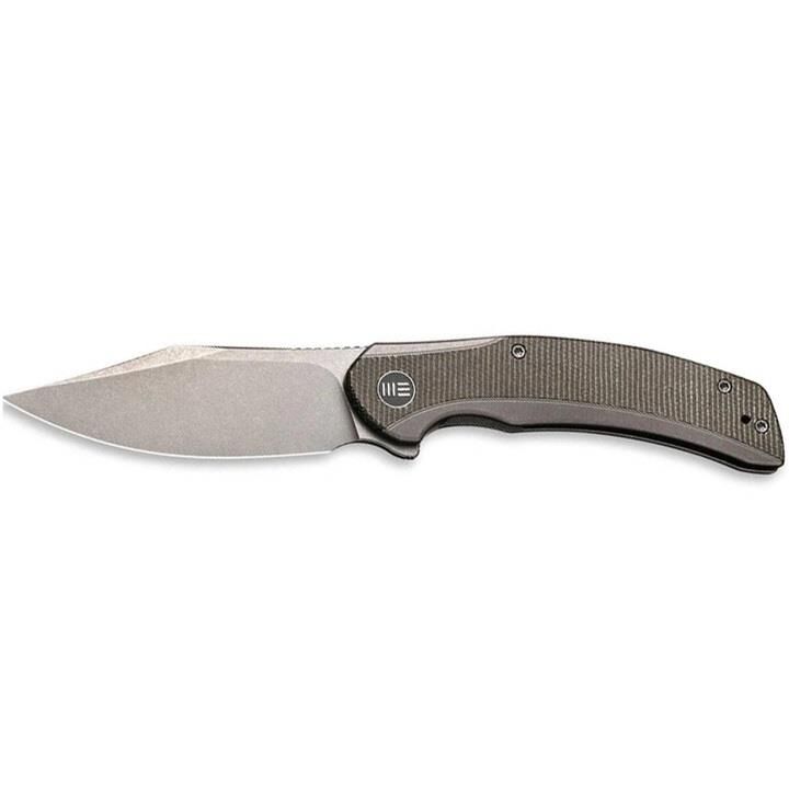 We Knife Snick Titanium Green Micarta Çakı