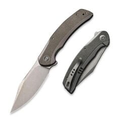 We Knife Snick Titanium Green Micarta Çakı