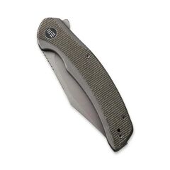 We Knife Snick Titanium Green Micarta Çakı