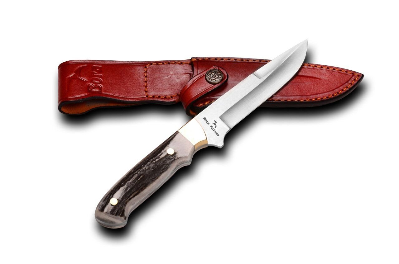 Bora 305 B Albatross Geyik Boynuzu Saplı Bıçak