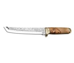 Bora 501 Tanto Zeytin Sap Gravürlü Bıçak