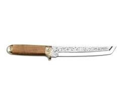 Bora 501 Tanto Zeytin Sap Gravürlü Bıçak