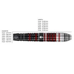 Harrows Ryan Searle Series 2 Quick Point %90 Tungsten Dart Oku