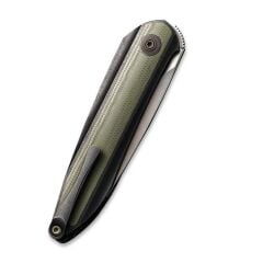 We Knife Black Void Opus Titanium G10 Green Çakı