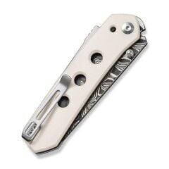 Civivi Vision FG G10 Ivory Damascus Çakı