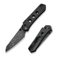 Civivi Vision FG Canvas Micarta Black Damascus Çakı