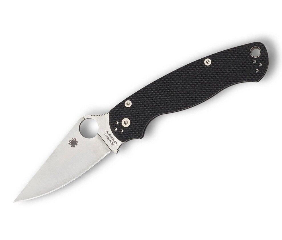 Spyderco Para Military 2 Black G-10 Plainedge Çakı