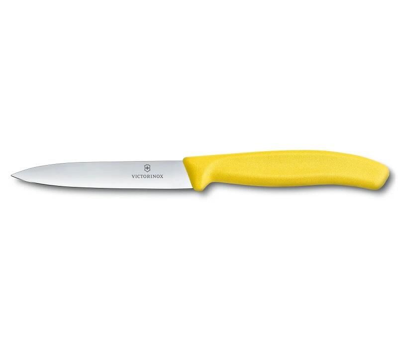 Victorinox Swiss Classic 10 cm Soyma Bıçağı Sarı