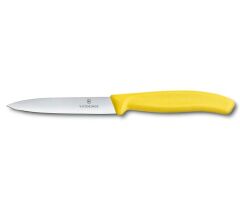 Victorinox Swiss Classic 10 cm Soyma Bıçağı Sarı