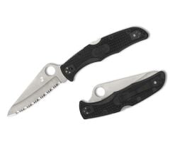 Spyderco Pacific Salt 2 Black Lightweight Spyderedge Çakı