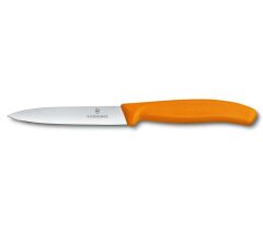 Victorinox Swiss Classic 10 cm Soyma Bıçağı Turuncu