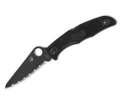 Spyderco Pacific Salt 2 Black Lightweight Black Blade Spyderedge Çakı
