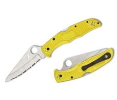 Spyderco Pacific Salt 2 Yellow Lightweight Spyderedge Çakı