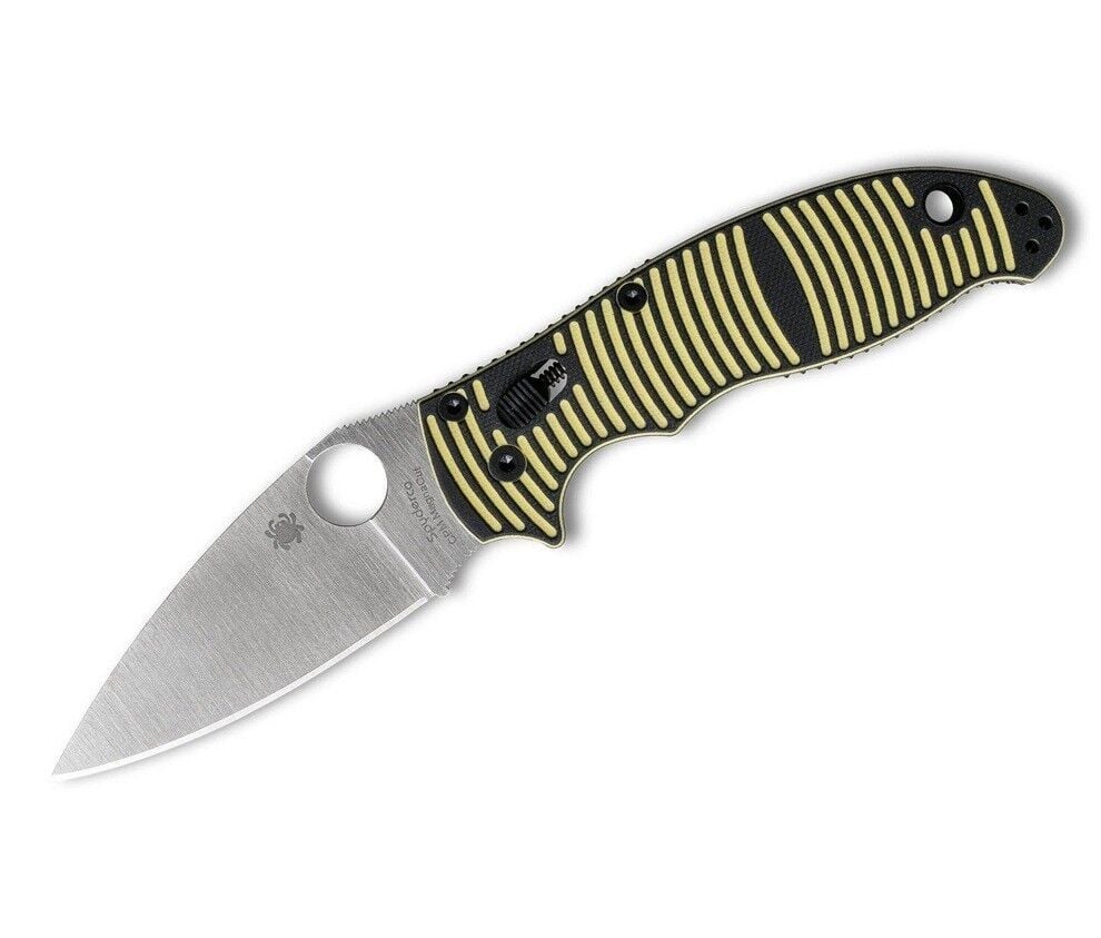 Spyderco Manix 2 Salt Yellow/Black G-10 CPM Magnacut Plainedge Çakı