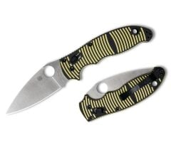 Spyderco Manix 2 Salt Yellow/Black G-10 CPM Magnacut Plainedge Çakı