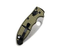 Spyderco Manix 2 Salt Yellow/Black G-10 CPM Magnacut Plainedge Çakı
