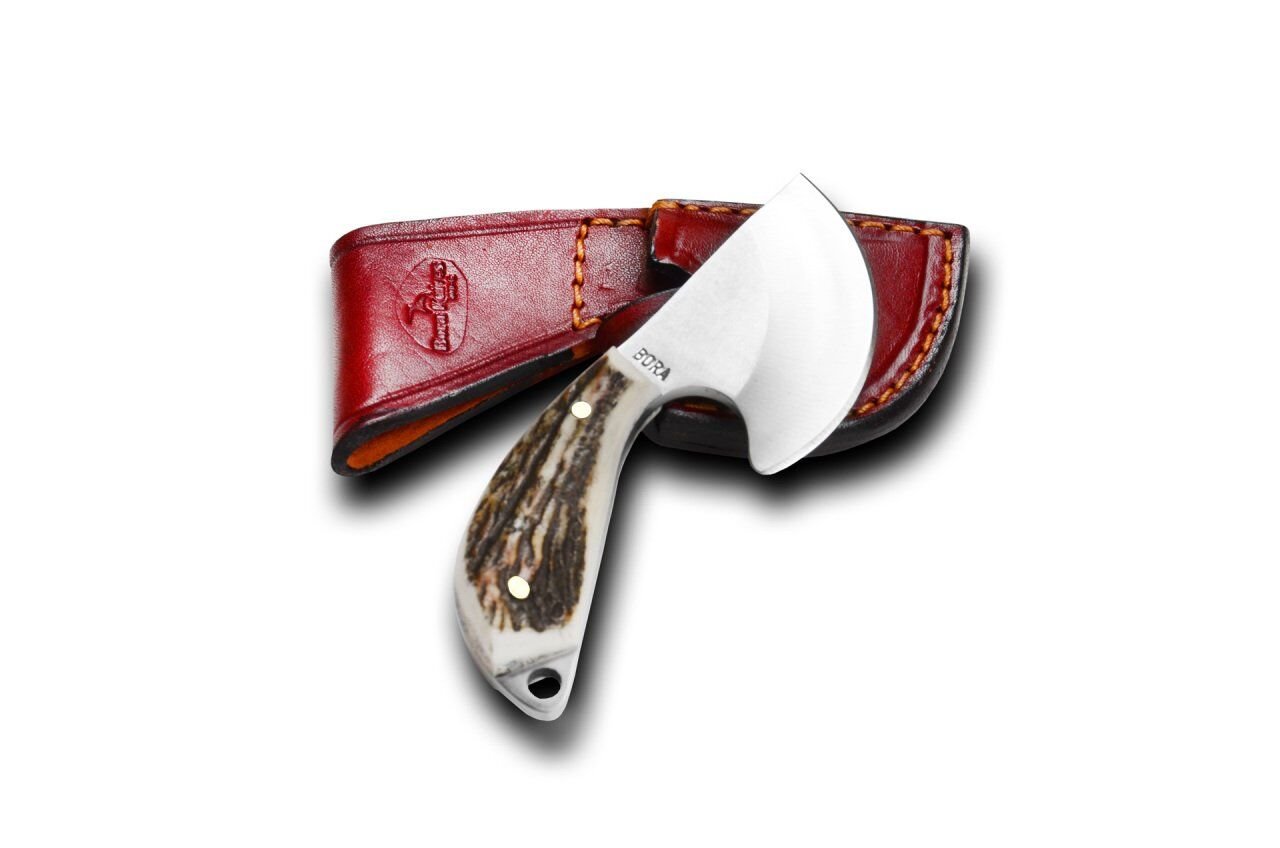 Bora 319 B Parmak Yüzme Geyik Boynuzu Saplı Bıçak