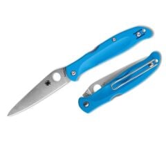 Spyderco Charisma Blue Lightweight BD1N Plainedge Çakı