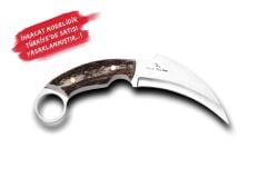 Bora 320 B Karambit Geyik Boynuzu Saplı Bıçak