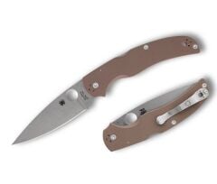 Spyderco Sp Native Chief Brown G-10 CPM 15V Plainedge Çakı