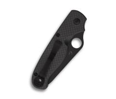 Spyderco Buttonup Cf Black Blade Combinationedge Çakı