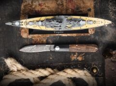 Böker Manufaktur Barlow Prime Tirpitz-Damast Çakı