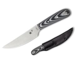 Spyderco Bow River Fixed Blade Knife Black/Gray G-10 Bıçak