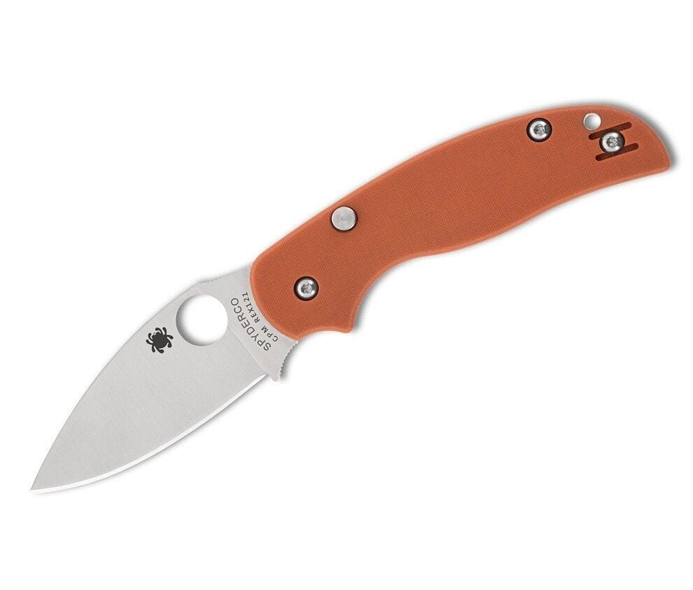 Spyderco Sage 6 Burnt Orange G-10 CPM REX 121 Plainedge Çakı