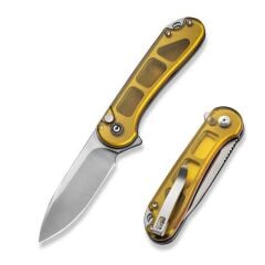 Civivi Button Lock Elementum II Ultem Amber Çakı