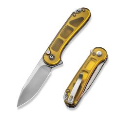 Civivi Button Lock Elementum II Ultem Amber Çakı