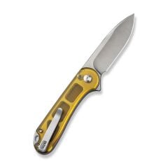 Civivi Button Lock Elementum II Ultem Amber Çakı