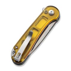 Civivi Button Lock Elementum II Ultem Amber Çakı