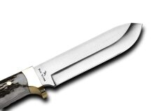 Bora 407 B Büyük Yüzme Geyik Boynuzu Saplı Bıçak