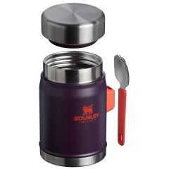 Stanley Klasik Paslanmaz Çelik Yemek Termosu Kaşıklı 0.40 Lt Plum