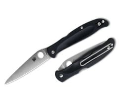 Spyderco Charisma Black Lightweight BD1N Plainedge Çakı