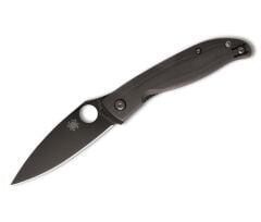 Spyderco Mantra 4 Black G-10 Black Blade Plainedge Çakı